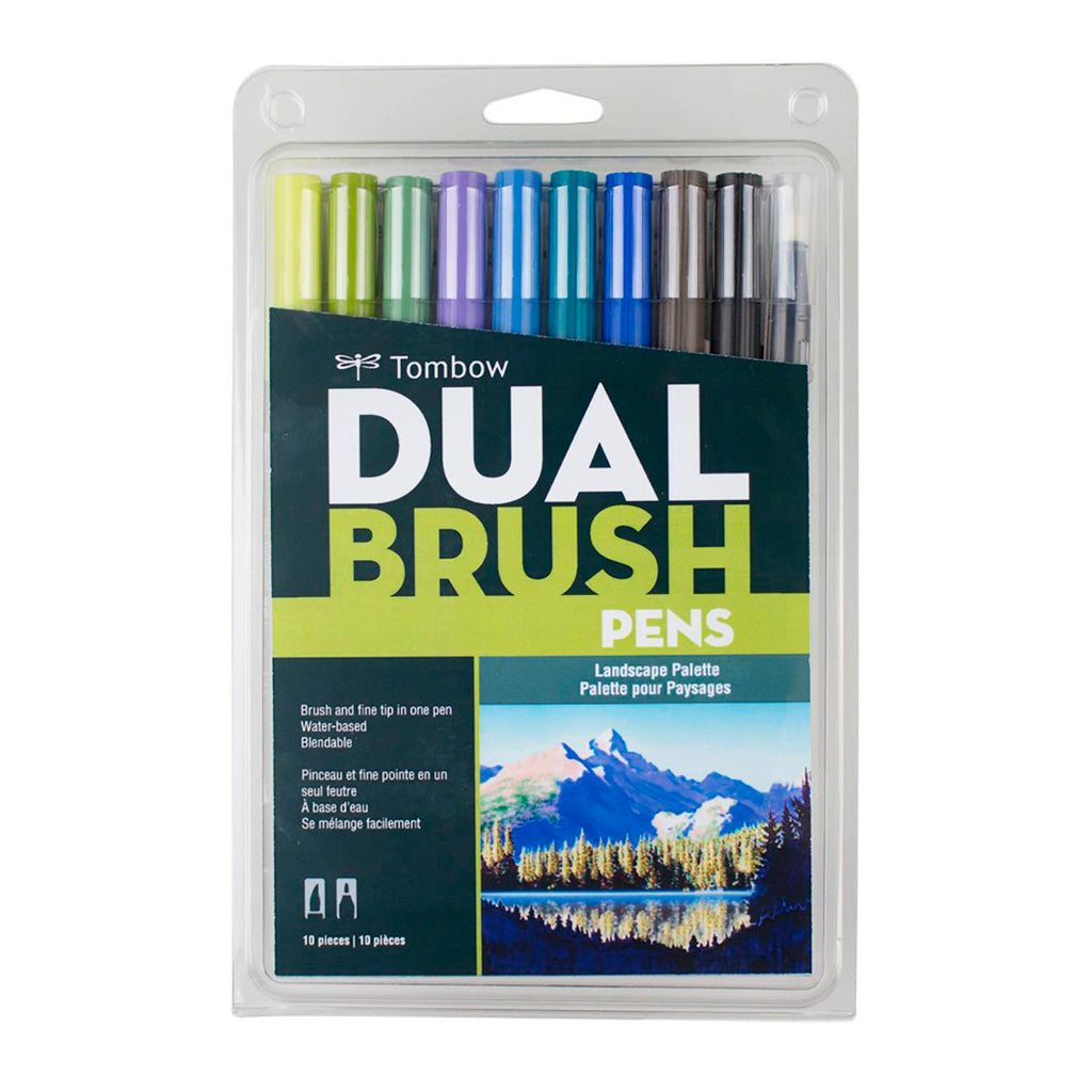 TOMBOW ABT Dual Brush Pen Set 10s Landscape