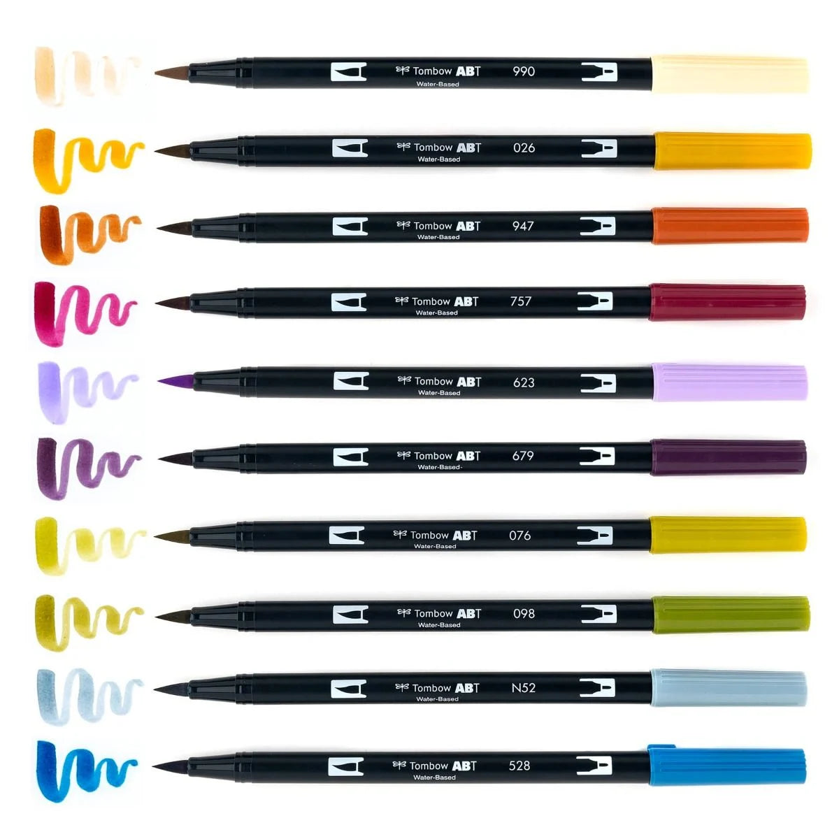 TOMBOW ABT Dual Brush Pen Set 10s Muted