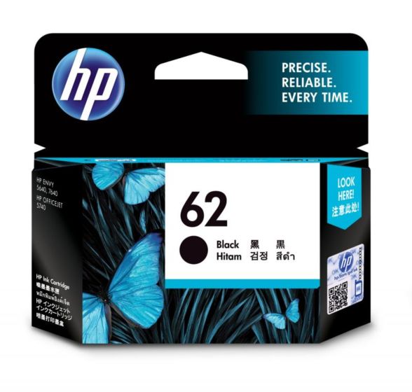 HP Ink Cartridge 62 Black