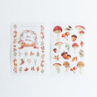 MU Print-On Sticker 2s 031-Mushroom Autumn Forest