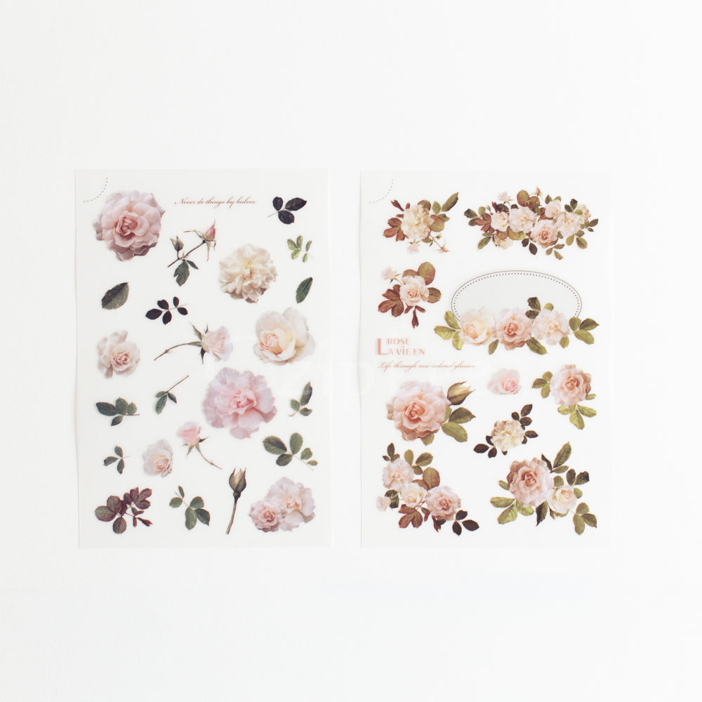 MU Print-On Sticker 2s 034-Classical Roses