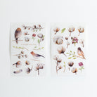 MU Print-On Sticker 2s 036-Cotton Flower Field
