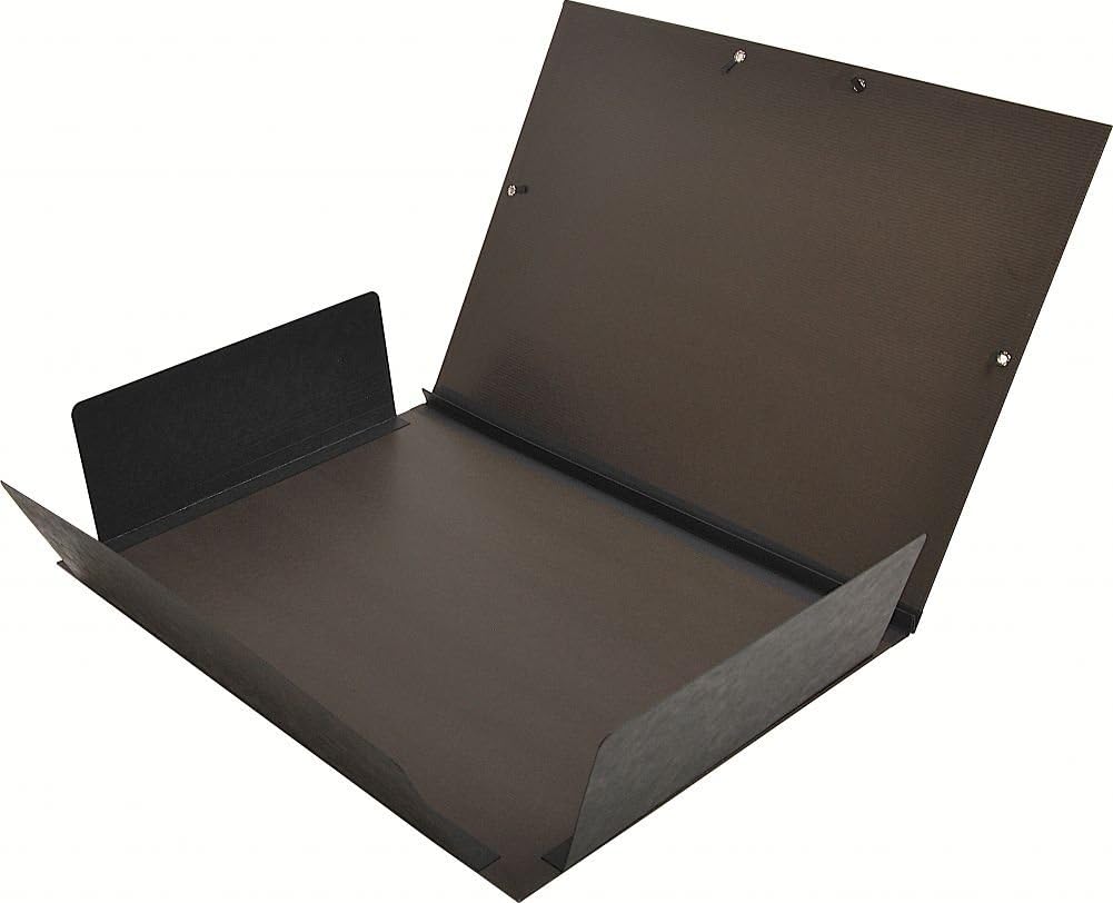 CLAIREFONTAINE Kraft Art Folders With Elastics+3Flaps A3+ 32x45cm Black