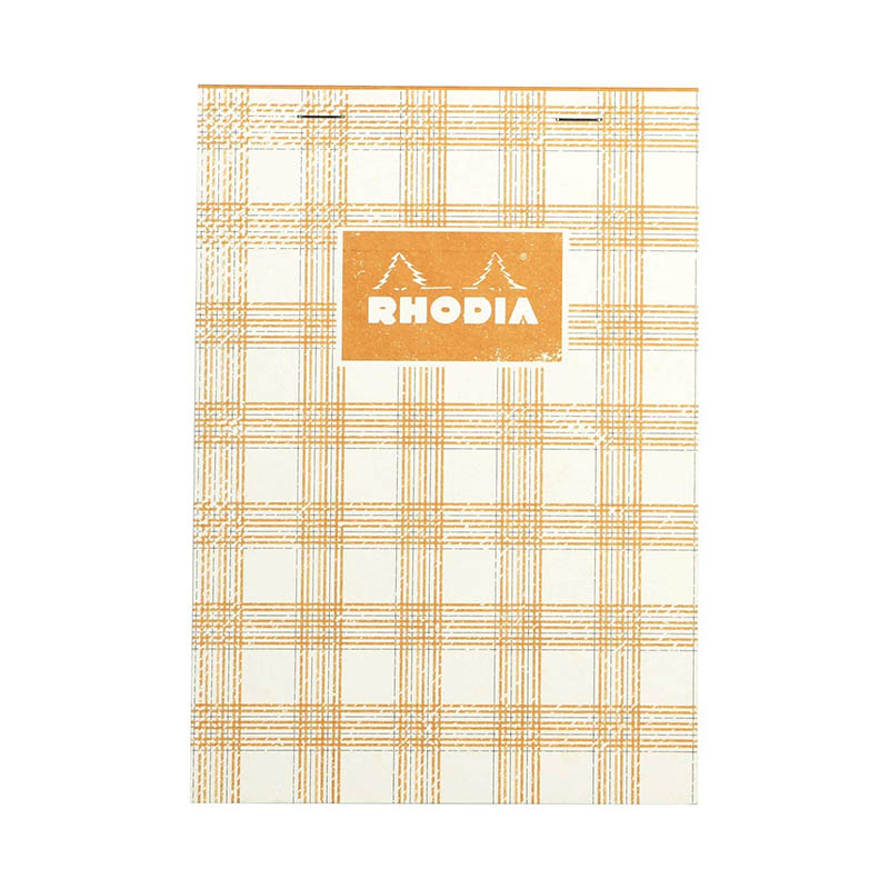 RHODIA Heritage Stapled No.16 Lined Tartan Ivory Default Title