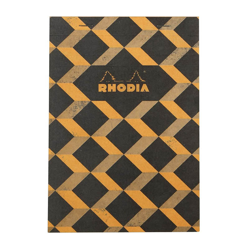 RHODIA Heritage Stapled No.16 Lined Escher Black Default Title