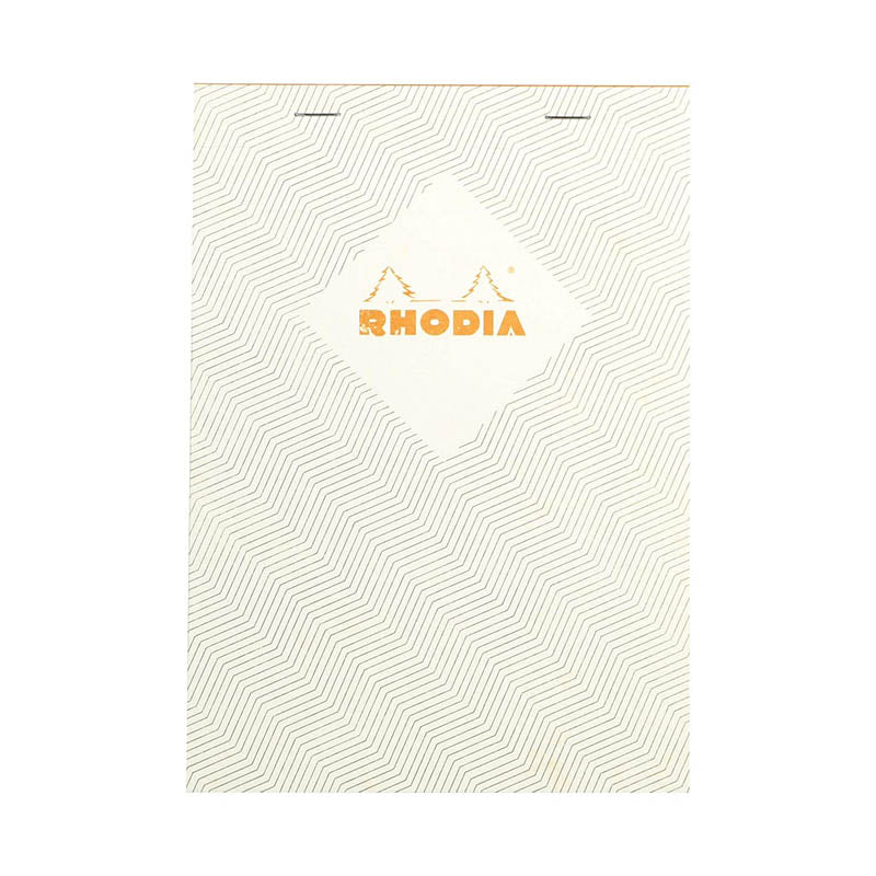RHODIA Heritage Stapled No.16 Lined Chevron Ivory Default Title