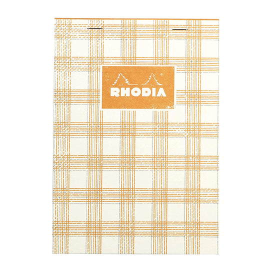 RHODIA Heritage Stapled No.16 5x5 Sq Tartan Ivory Default Title