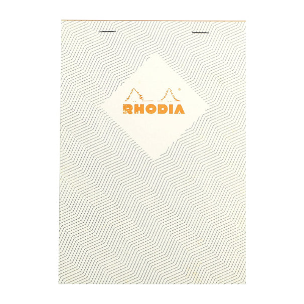 RHODIA Heritage Stapled No.16 5x5 Sq Chevron Ivory Default Title
