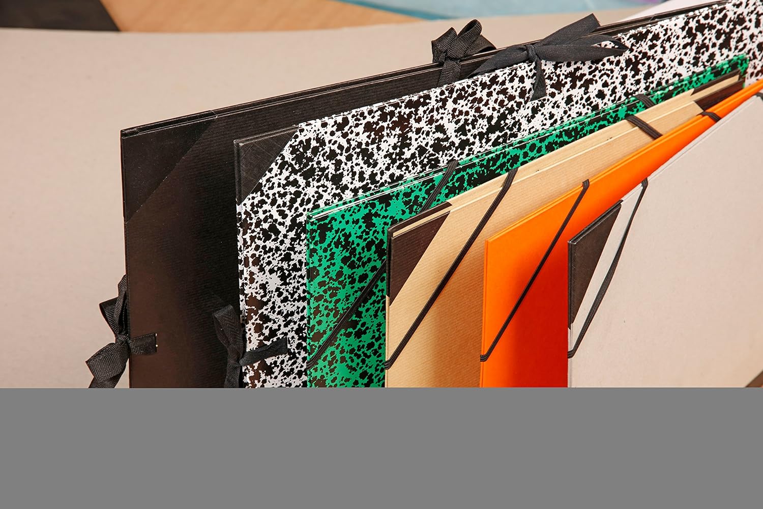 CLAIREFONTAINE Kraft Art Folders With Elastics A3+ 32x45cm Brown