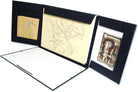 CLAIREFONTAINE Kraft Art Folders With Elastics+3Flaps+Pockets A3+ 32x45cm Black