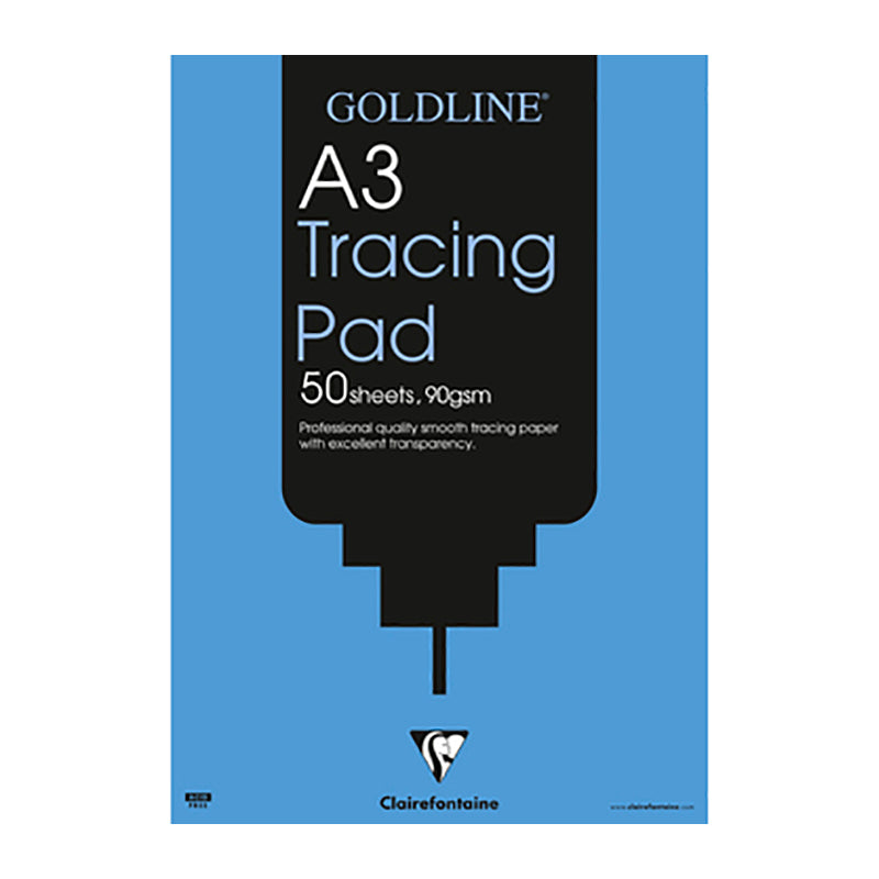 CLAIREFONTAINE Goldline Tracing Pad A3 90g 50s Default Title