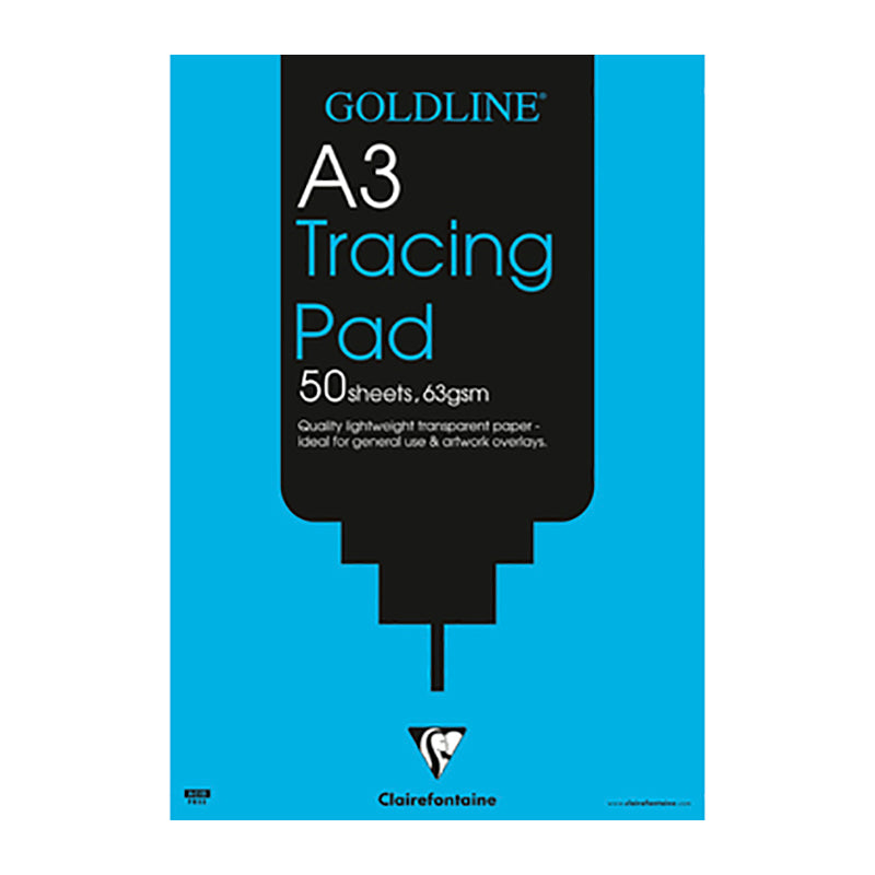 CLAIREFONTAINE Goldline Tracing Pad A3 63g 50s Default Title