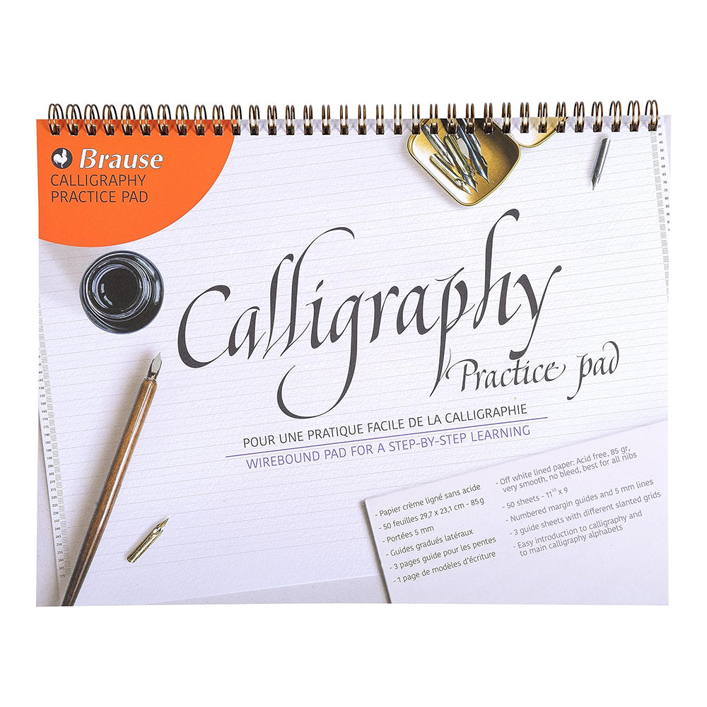 BRAUSE Calligraphy Practice Pad 50sh A4
