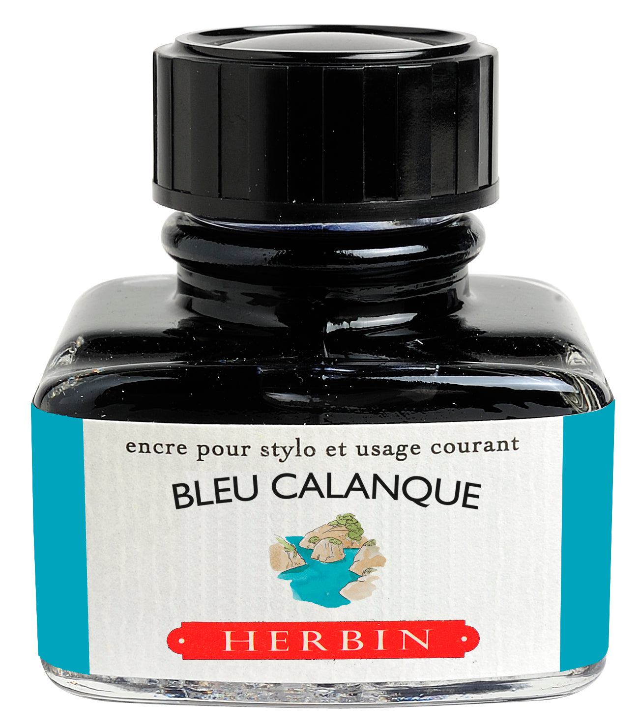 JACQUES HERBIN La Perle des Encres 30ml Bleu Calanque Default Title