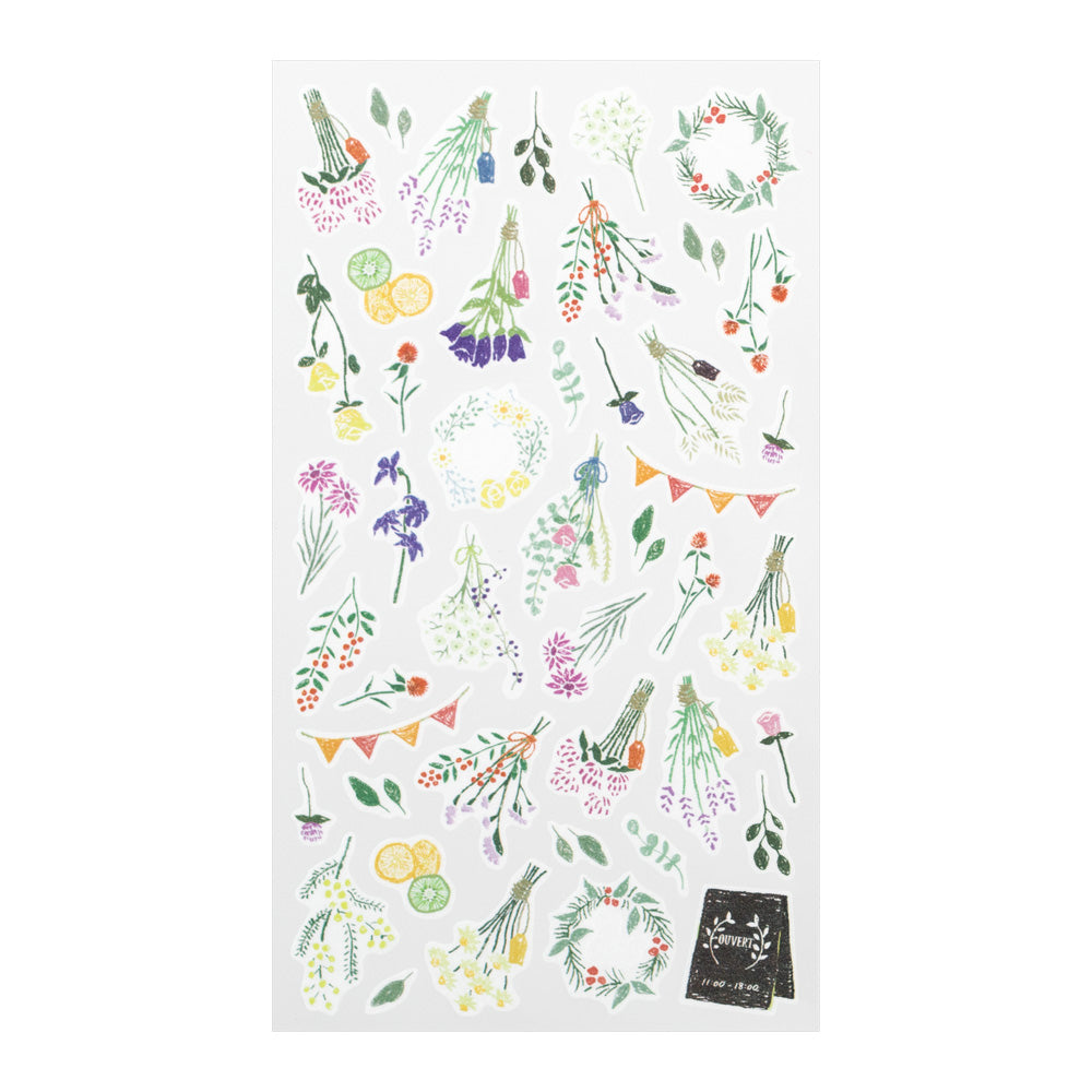 MIDORI Sticker Marché 2375 Dried Flower
