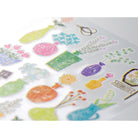 MIDORI Sticker Marché 2376 Flower Vase