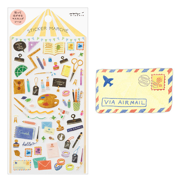 MIDORI Sticker Marché 2380 Stationery