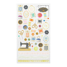 MIDORI Sticker Marché 2381 Sewing Set