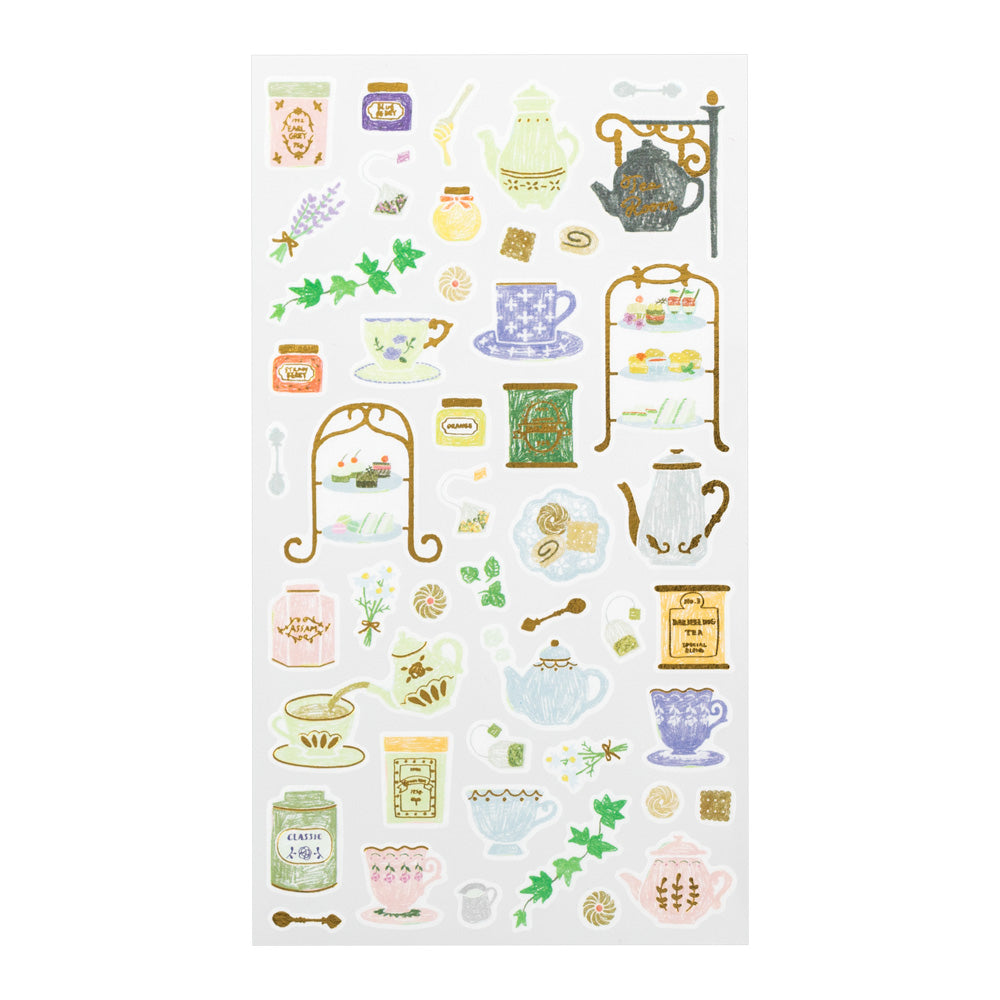 MIDORI Sticker Marché 2372 Tea