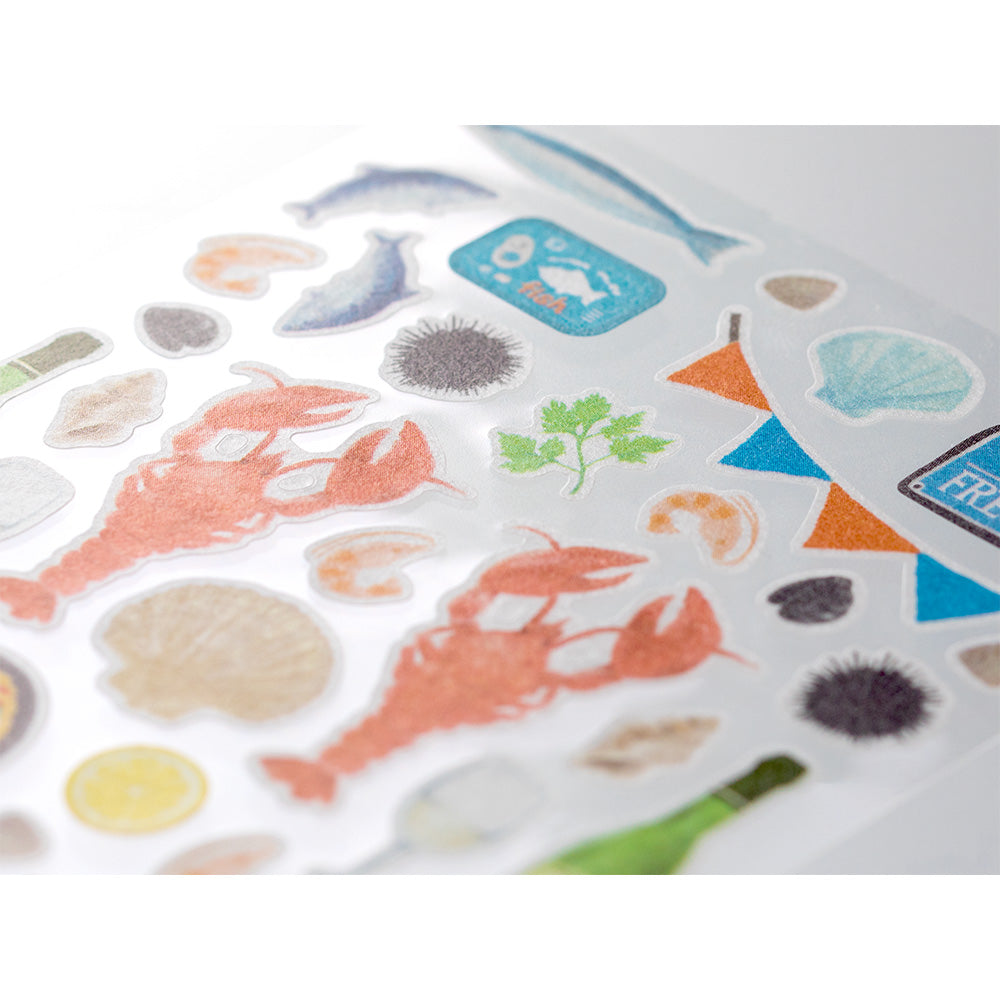 MIDORI Sticker Marché 2365 Seafood