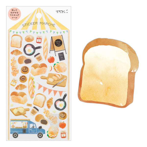 MIDORI Sticker Marché 2367 Bread