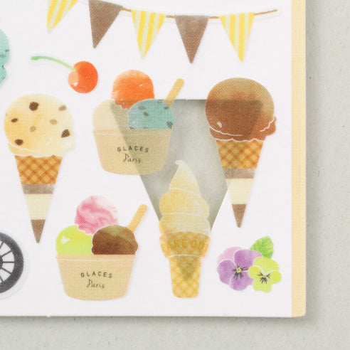 MIDORI Sticker Marché 2369 Ice Cream