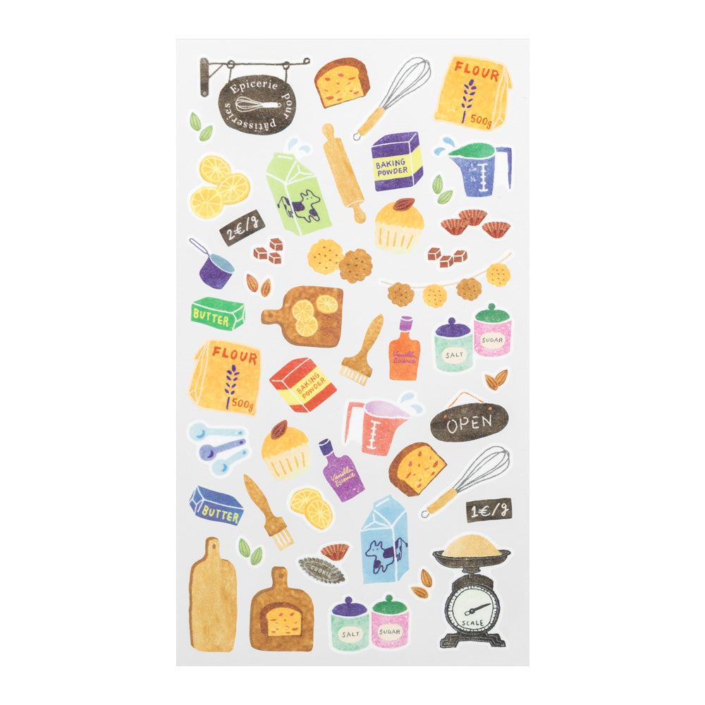MIDORI Sticker Marché 2371 Tools for Baking