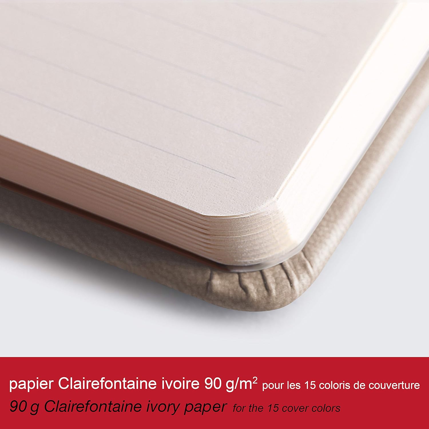 RHODIArama Webnotebook A6 Ivory Lined Hardcover-Poppy