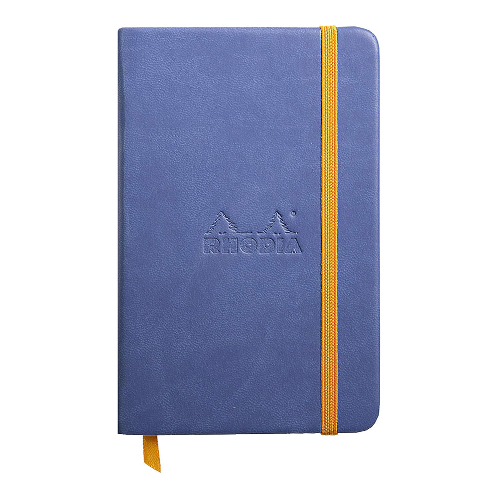 RHODIArama Webnotebook A6 Ivory Lined Hardcover-Sapphire Blue
