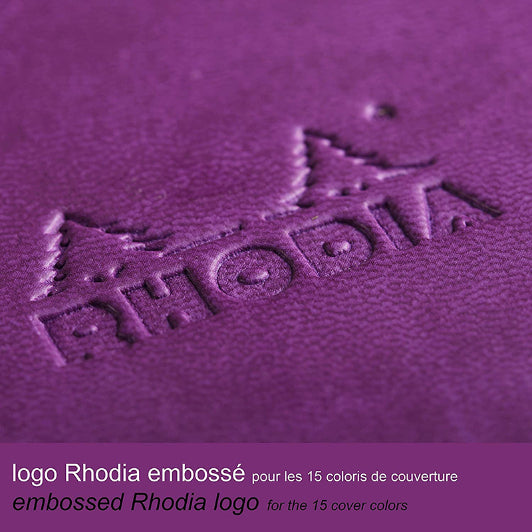 RHODIArama Webnotebook A5 Ivory Lined Hardcover-Purple Default Title