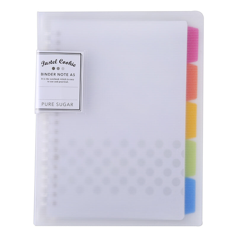 KOKUYO Pastel Cookie Binder Note A5 Pure Sugar Default Title