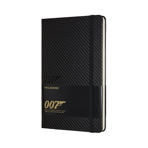 MOLESKINE LE James Bond L Ruled Carbon