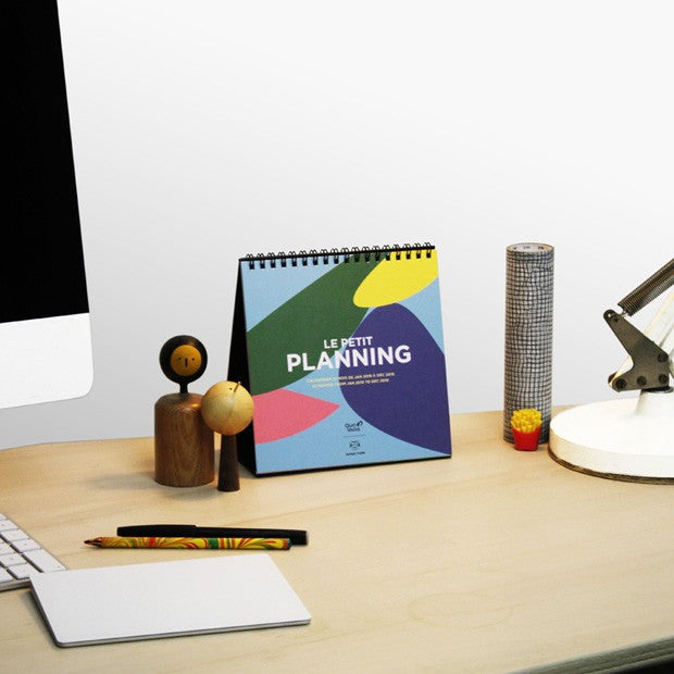 QUO VADISxPAPIER TIGRE 2019 Calendar 16x16cm Leave