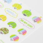 MIDORI Sticker Schedule 2387 Feeling Hair Style