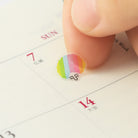 MIDORI Sticker Schedule 2387 Feeling Hair Style