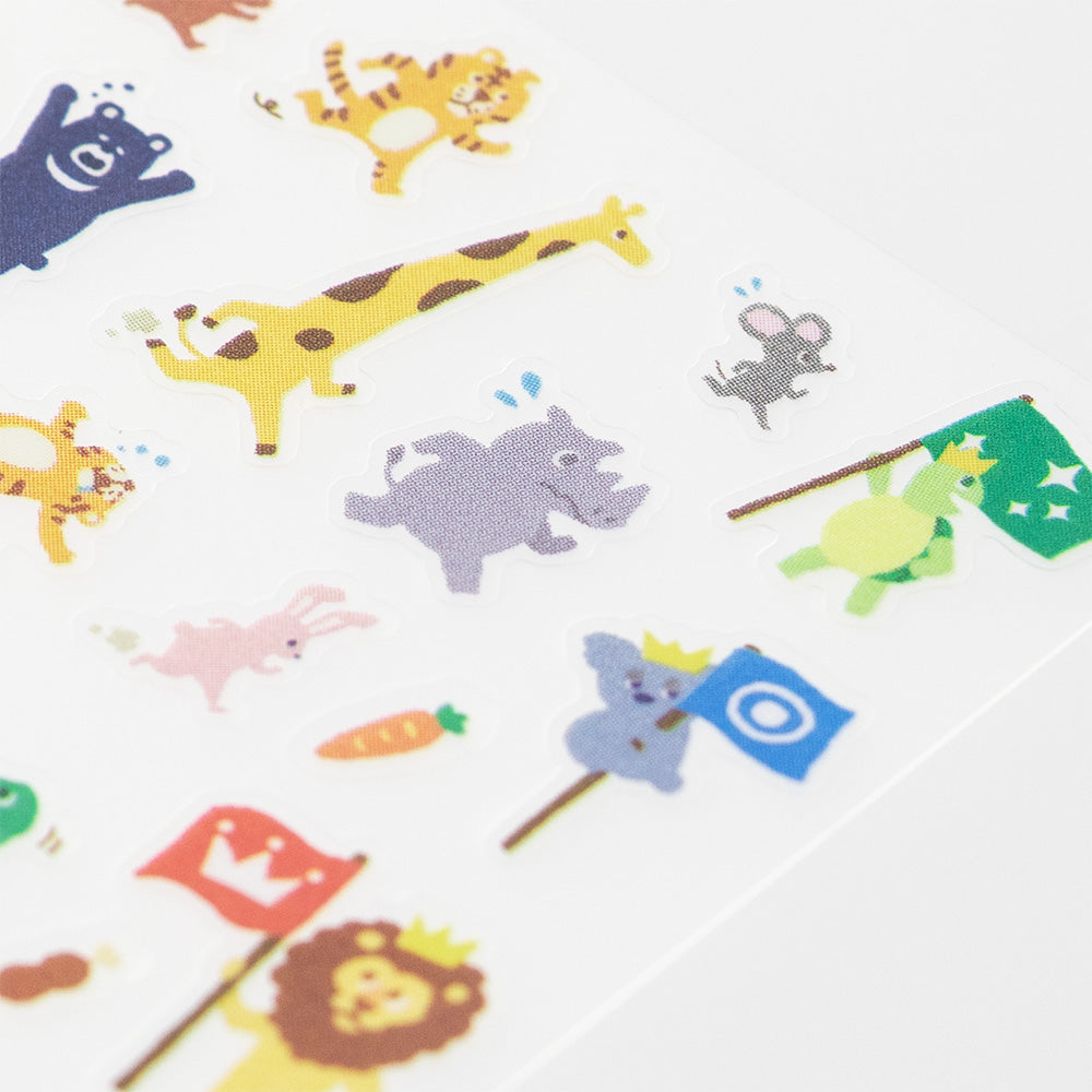 MIDORI Sticker Schedule 2384 Achievement Animal