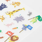MIDORI Sticker Schedule 2384 Achievement Animal