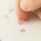 MIDORI Sticker Schedule 2388 Feeling Face