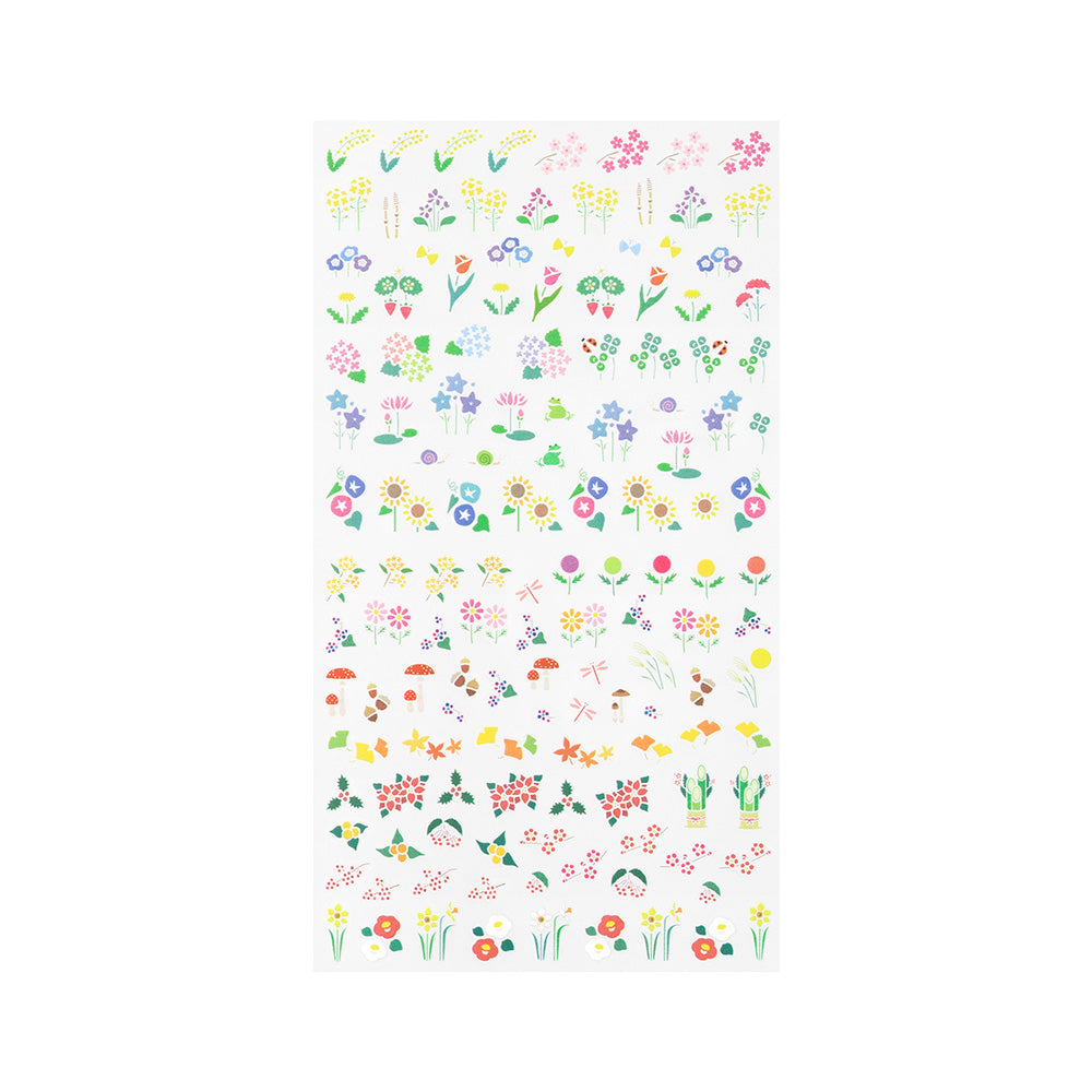 MIDORI Sticker Schedule 2391 Season Plant