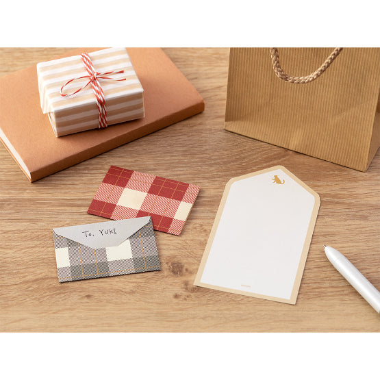 MIDORI Mini Envelope Letter Check