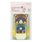 MIDORI Mini Letter Set Matryoshka doll Bear