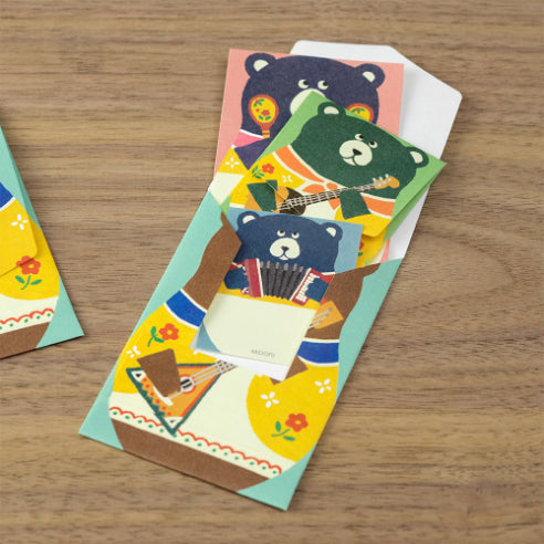 MIDORI Mini Letter Set Matryoshka doll Bear