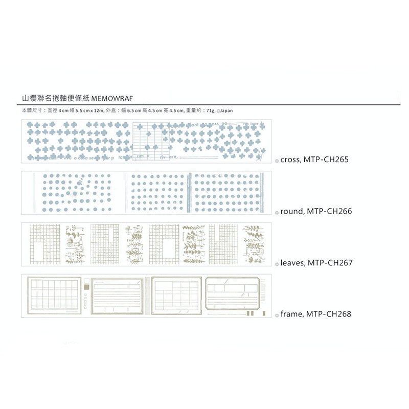 CHAMIL GARDEN 5th Anniv. Memowrap Roll-Round