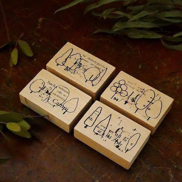 CHAMIL GARDEN 5th Anniv. Rubber Stamp-Tree