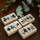 CHAMIL GARDEN 5th Anniv. Rubber Stamp-Leaves