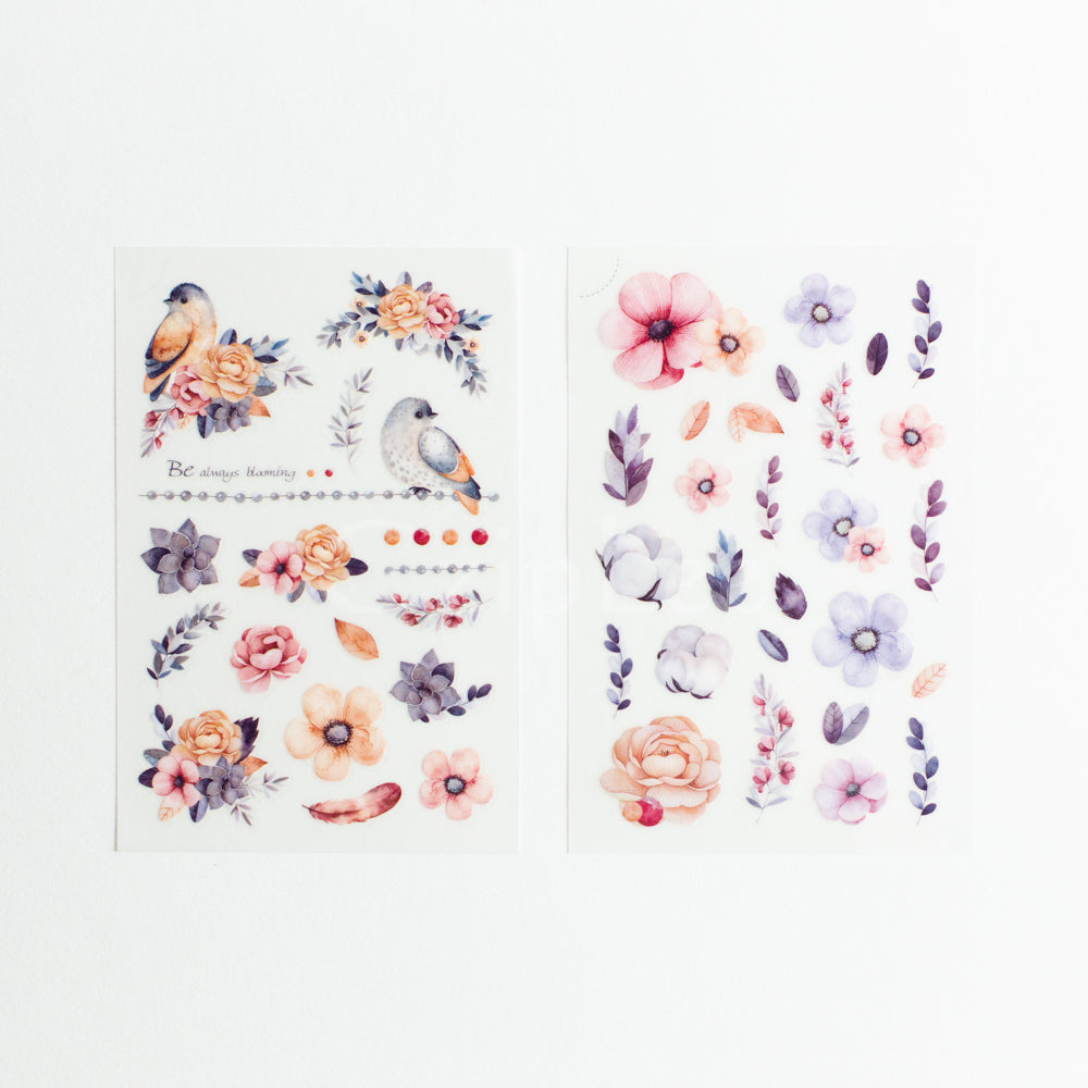 MU Print-On Sticker 2s 040-Cold Coloured Garden