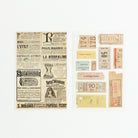 MU Print-On Sticker 2s 047-Vintage Ephemera