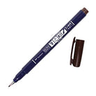 TOMBOW Fudenosuke Brush Pen-Hard-Brown