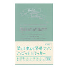 MIDORI Diary Habit Tracker Blue Green