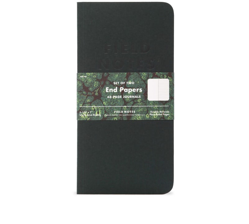 FIELD NOTES Fall 2018:End Papers Plain/Ruled 2-Pk Default Title